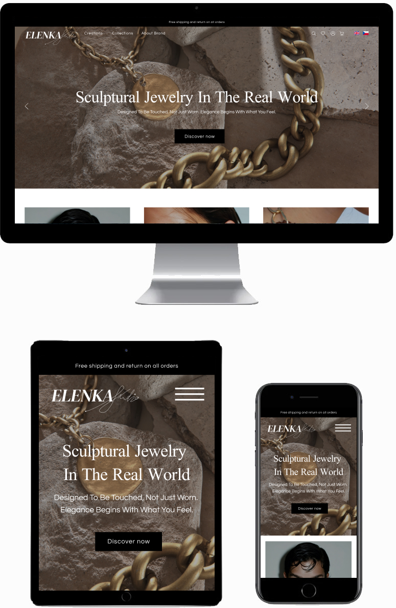 Online jewelry store Elenka Studio