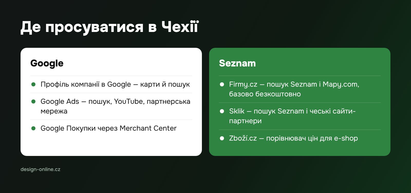 Де просуватися в Чехії